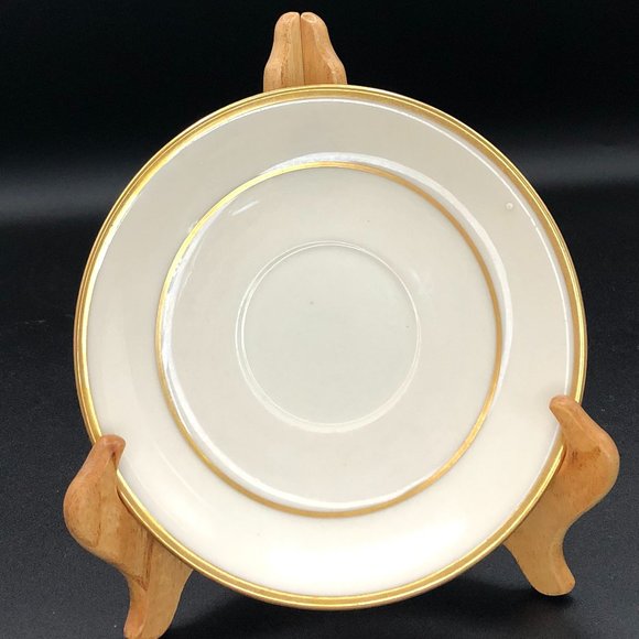 Lenox Ovington Bros NY Gold Rim Saucer - Picture 6 of 7